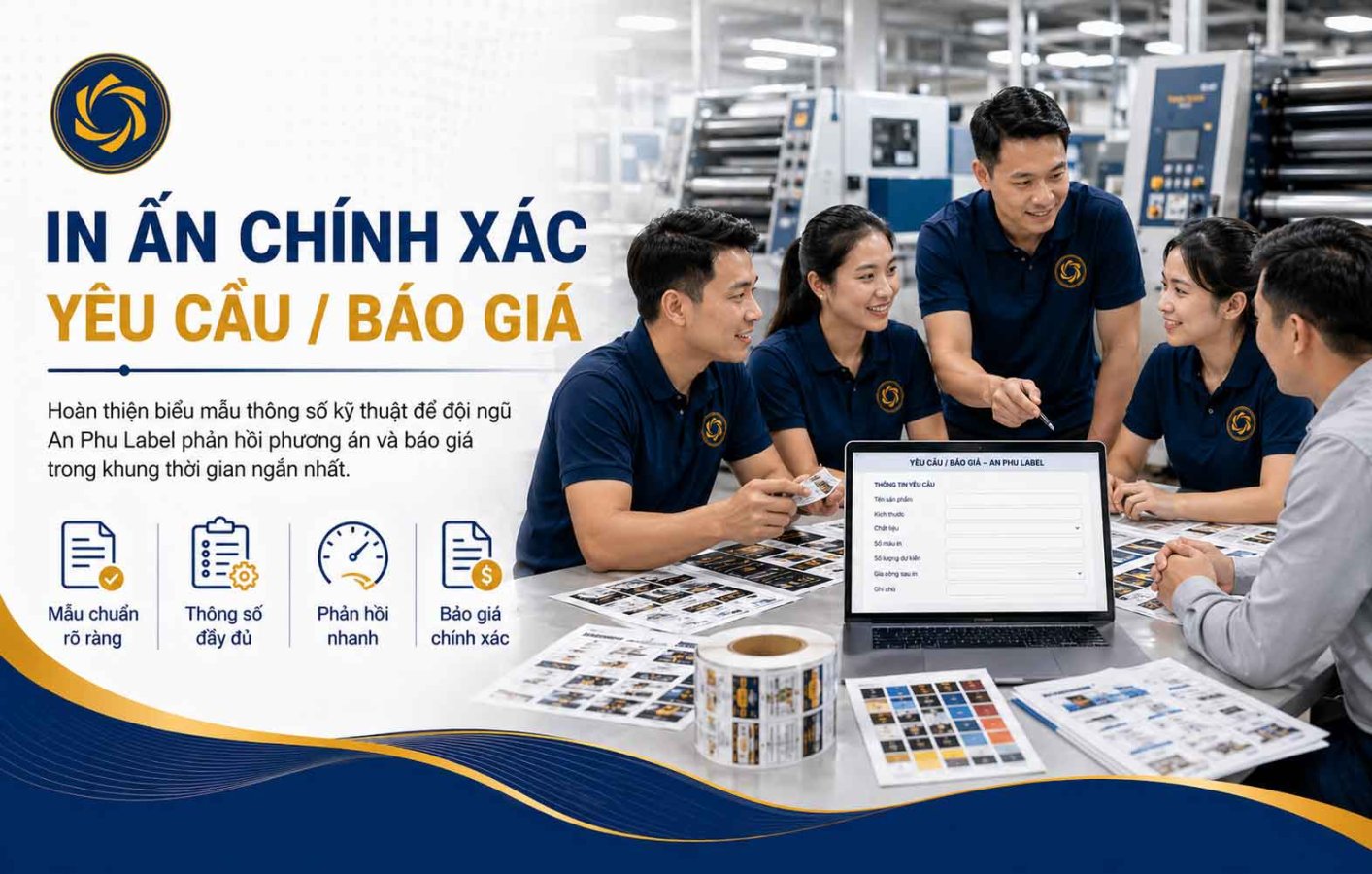 In ấn chính xác / Yêu cầu / báo giá.
