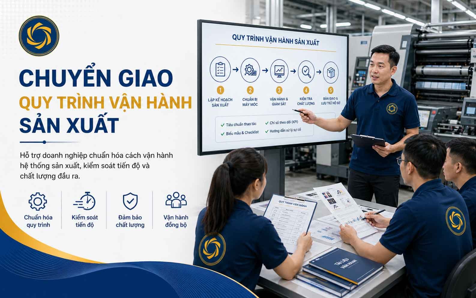 Chuyển giao quy trình vận hành sản xuất