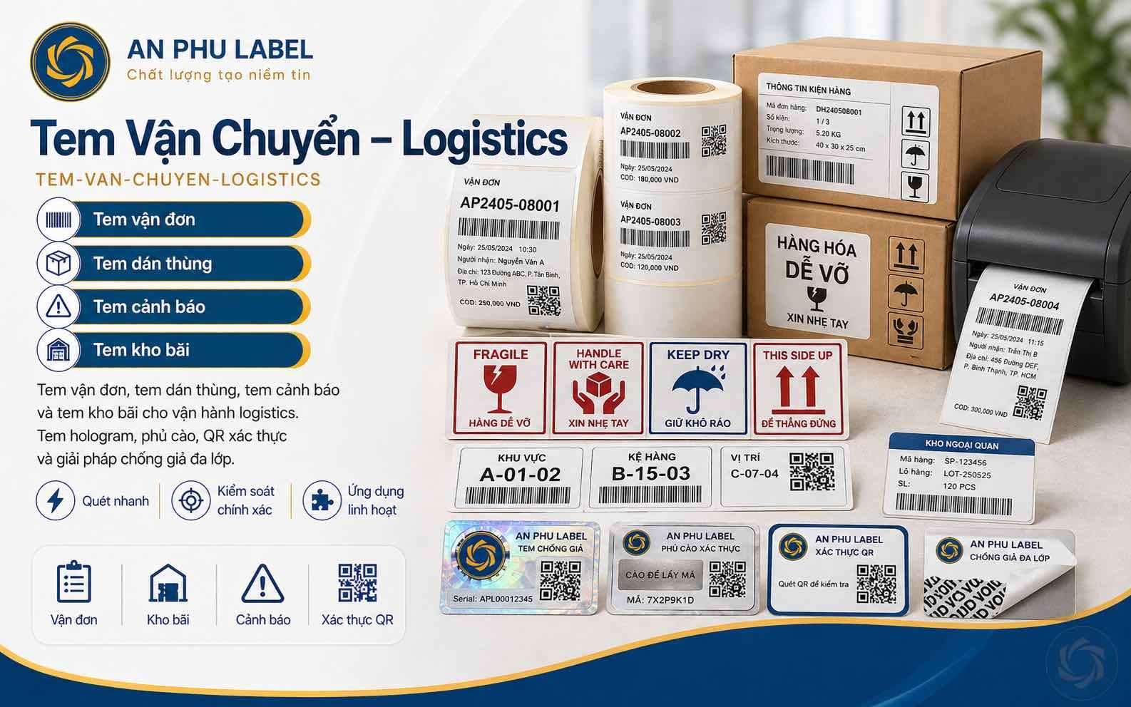 Tem Vận Chuyển – Logistics