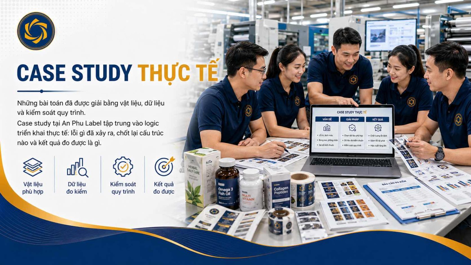 Những bài toán đã được giải bằng vật liệu, dữ liệu và kiểm soát quy trình.