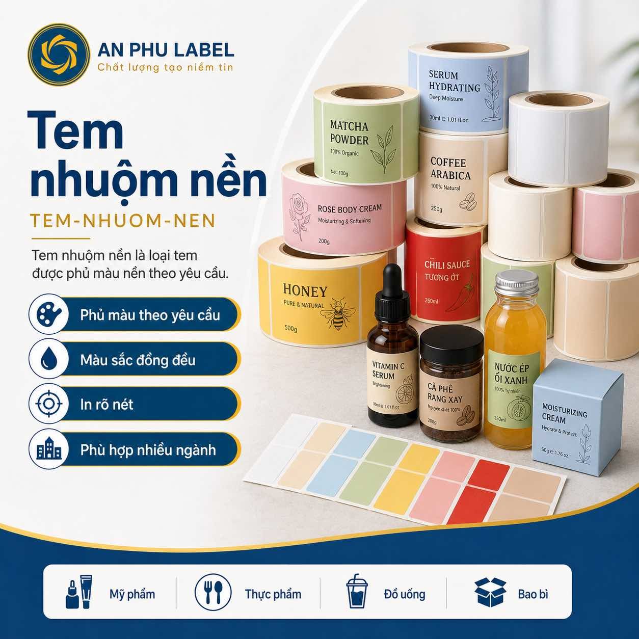 Tem nhuộm nền