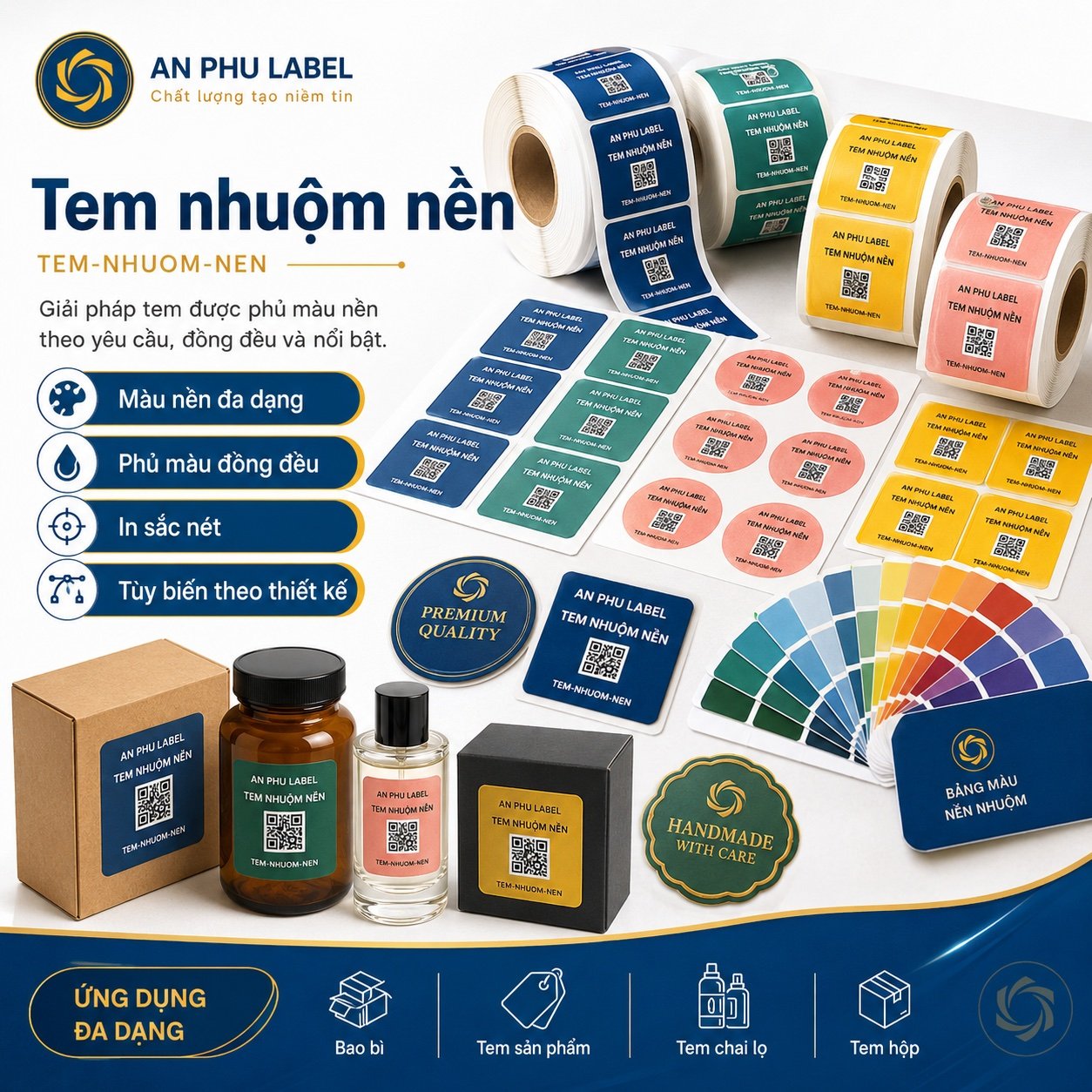 Tem nhuộm nền